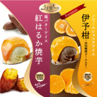 第⼆弾！！⽇本の野菜や果物を⼿軽に楽しむ美味しいアイスでお届 けします！