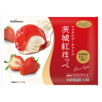 【うま実アイス】茨城紅ほっぺ マスカルポーネアイス
