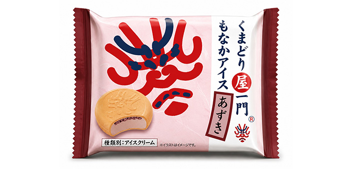 くまどり屋一門 もなかアイス あずき