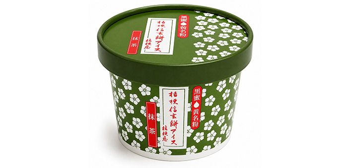 桔梗信玄餅アイス（抹茶）